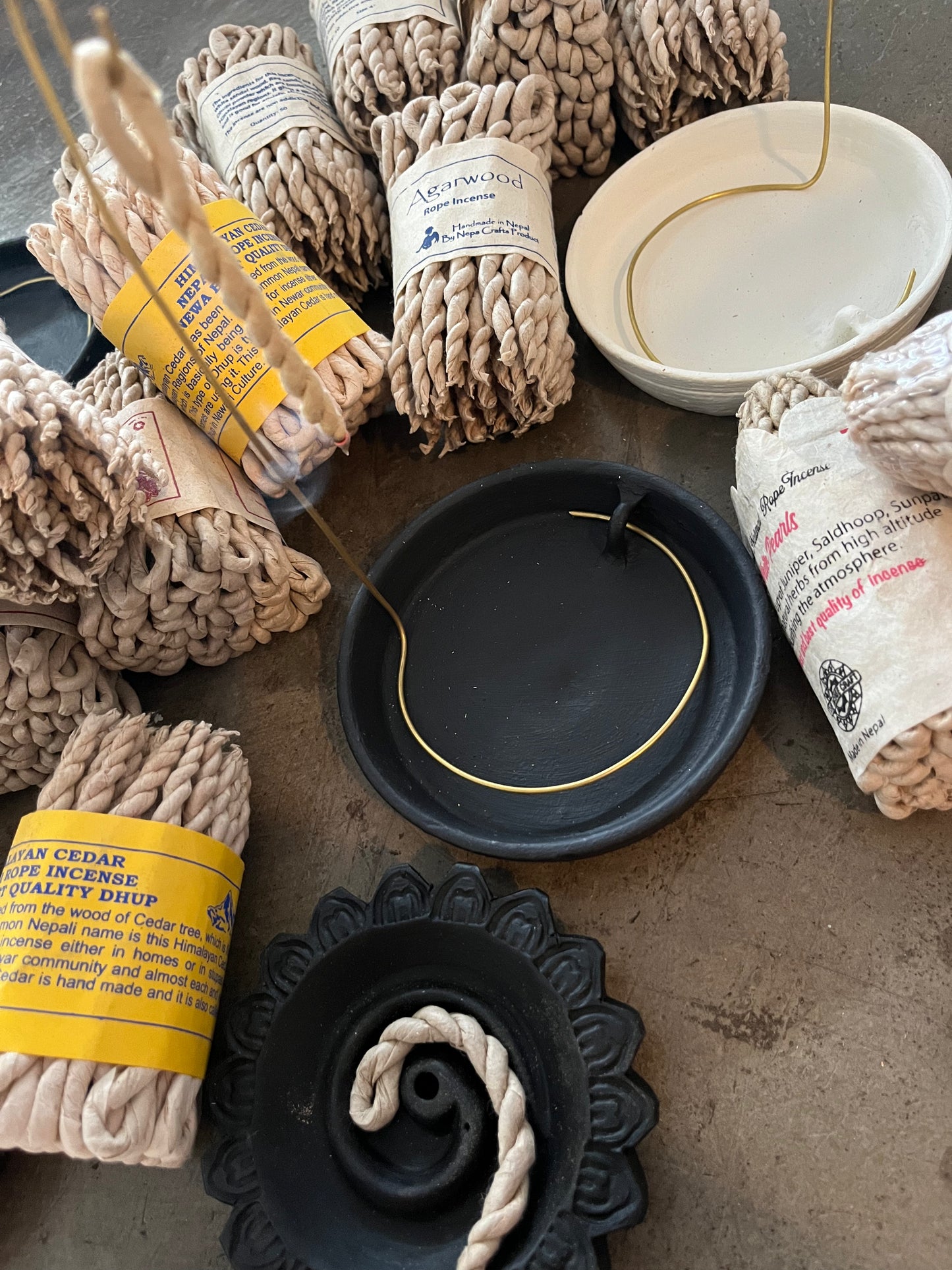 Rope Incense Burners