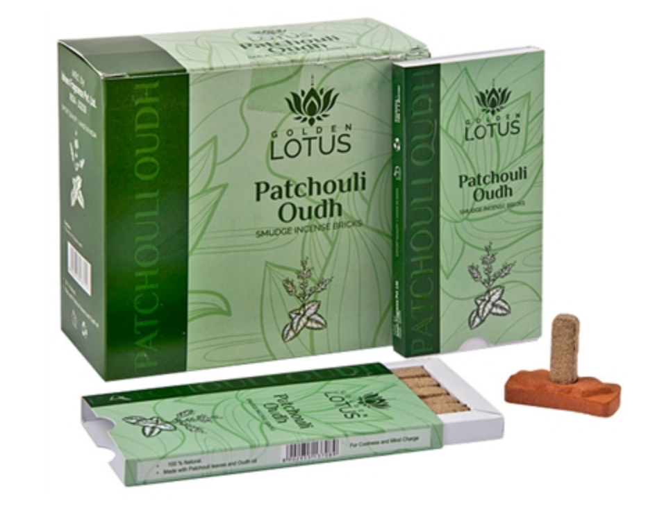 Patchouli Oudh Smudge Incense Bricks