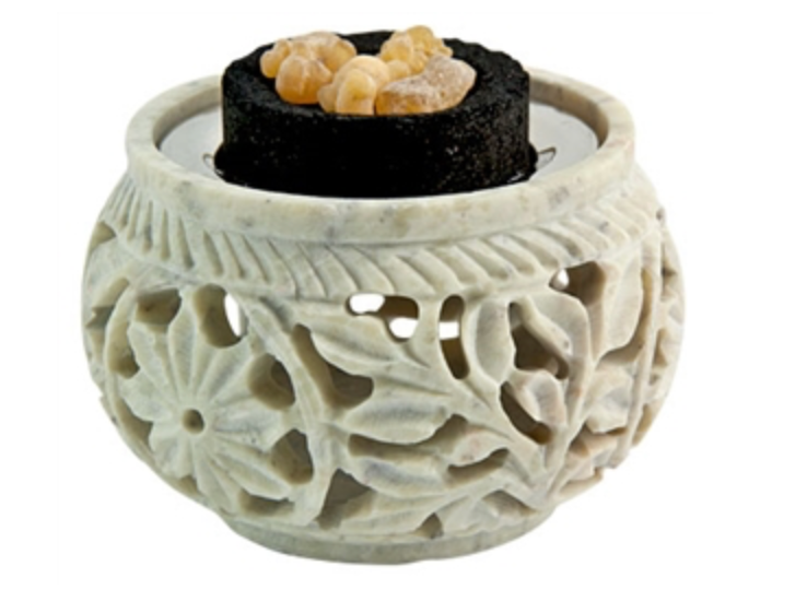 Carved Charcoal Burner