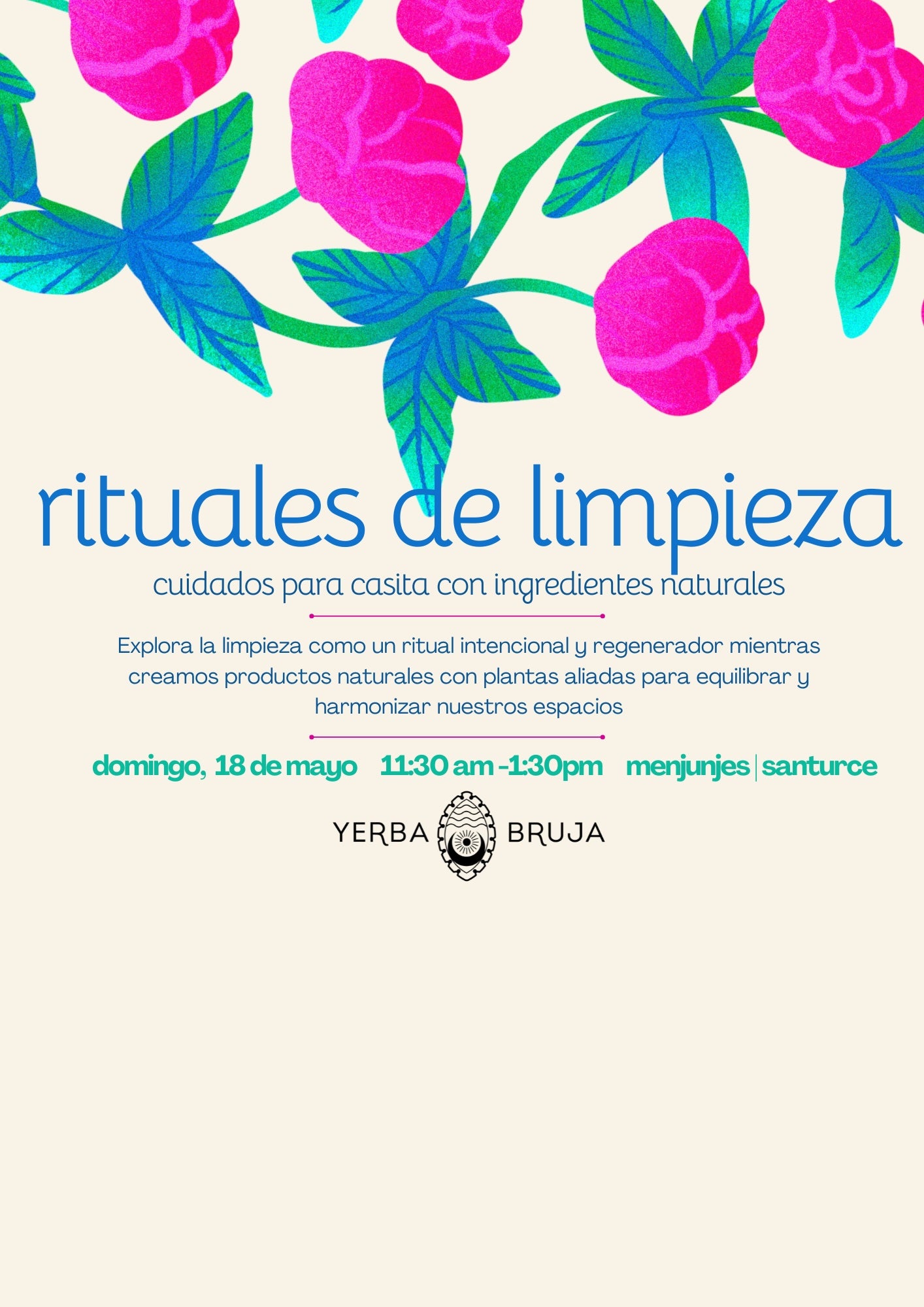 Taller: Rituales de Limpieza con Yerba Bruja