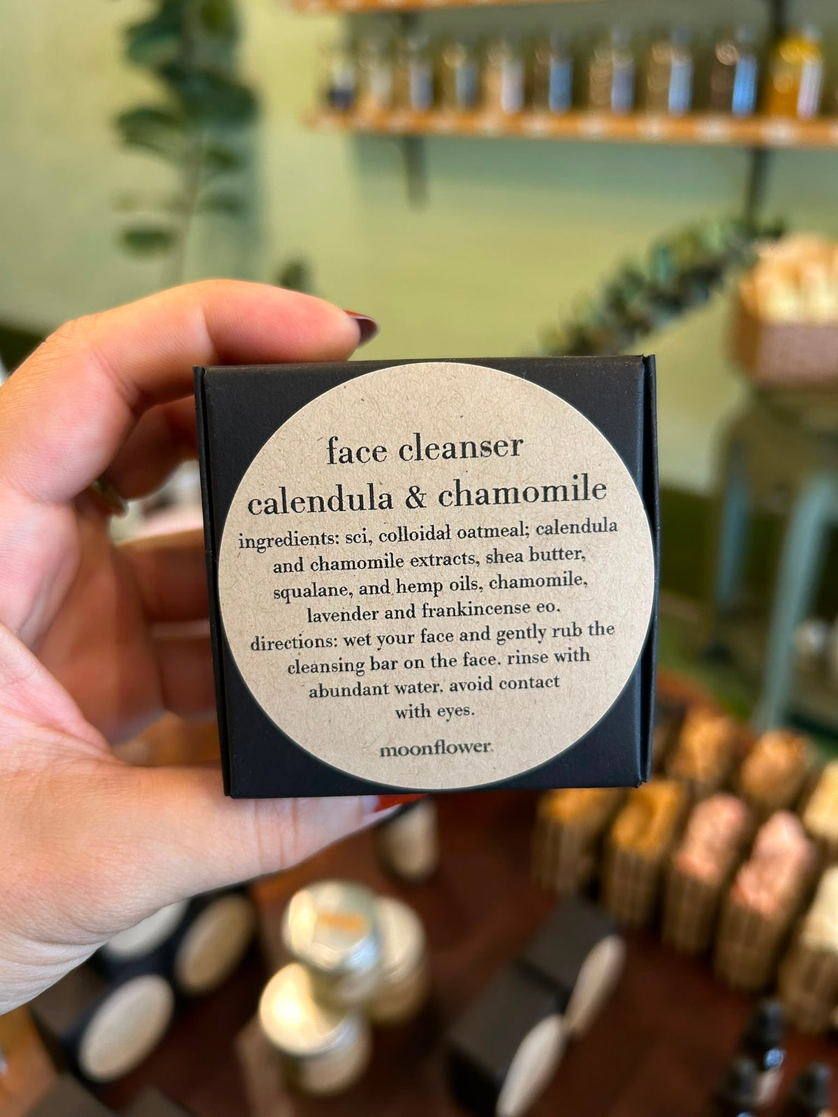 Moon Flower Face Cleanser Bar