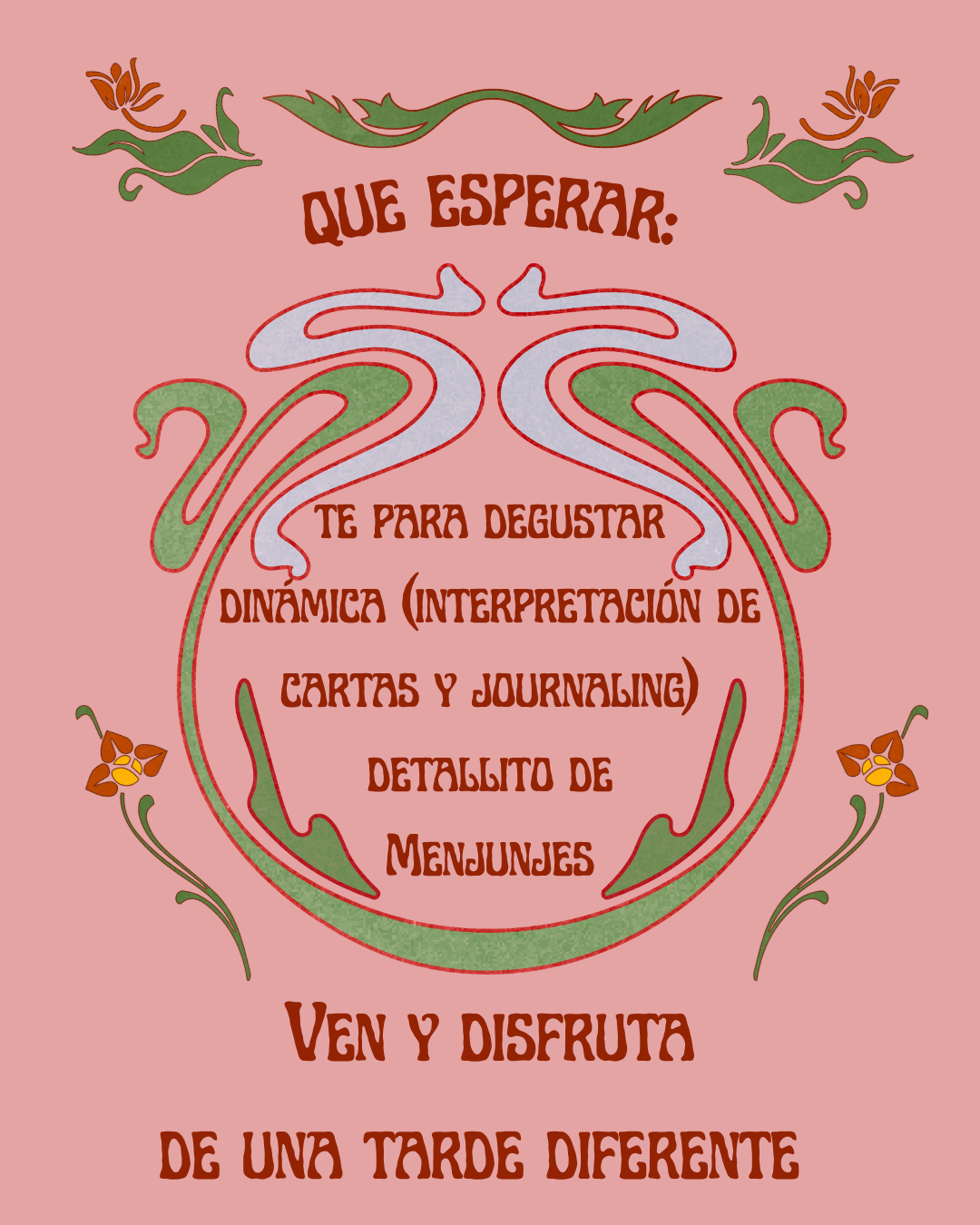 Una tarde de te y tarot en Menjunjes