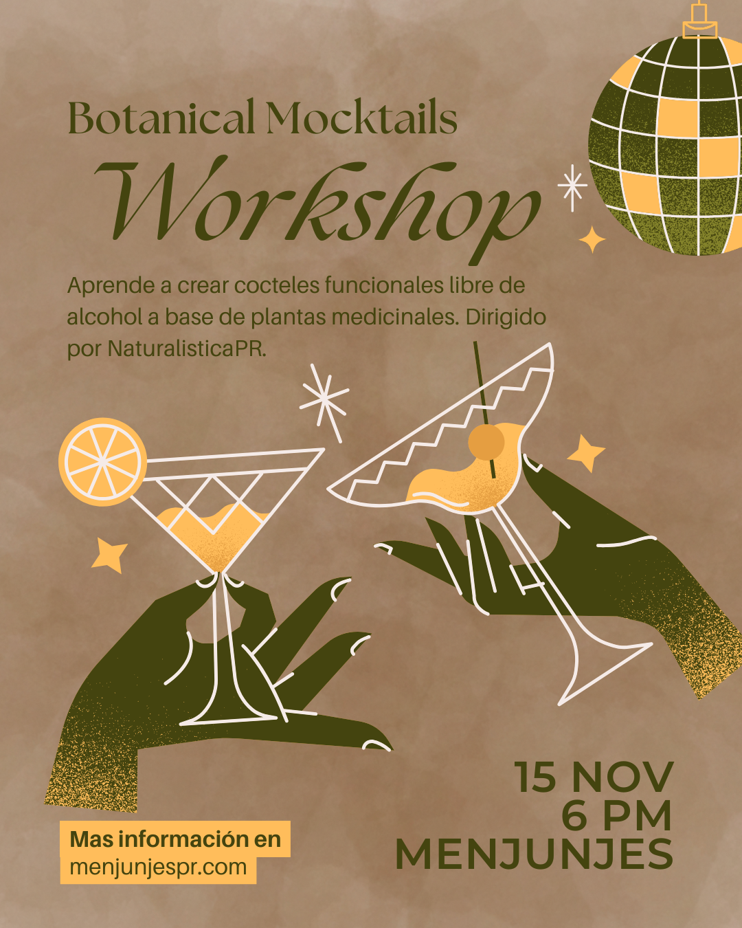 Botanical Mocktails Workshop