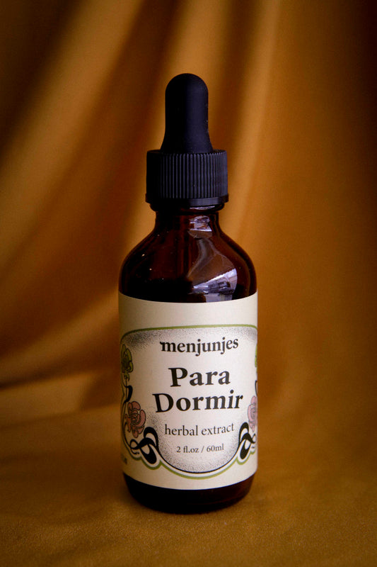 Tinturas Menjunjes: Para Dormir