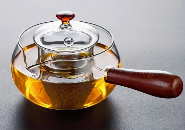 Glass Tea Infuser with Rosewood Handle