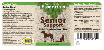 Animal Essentials: Senior Support