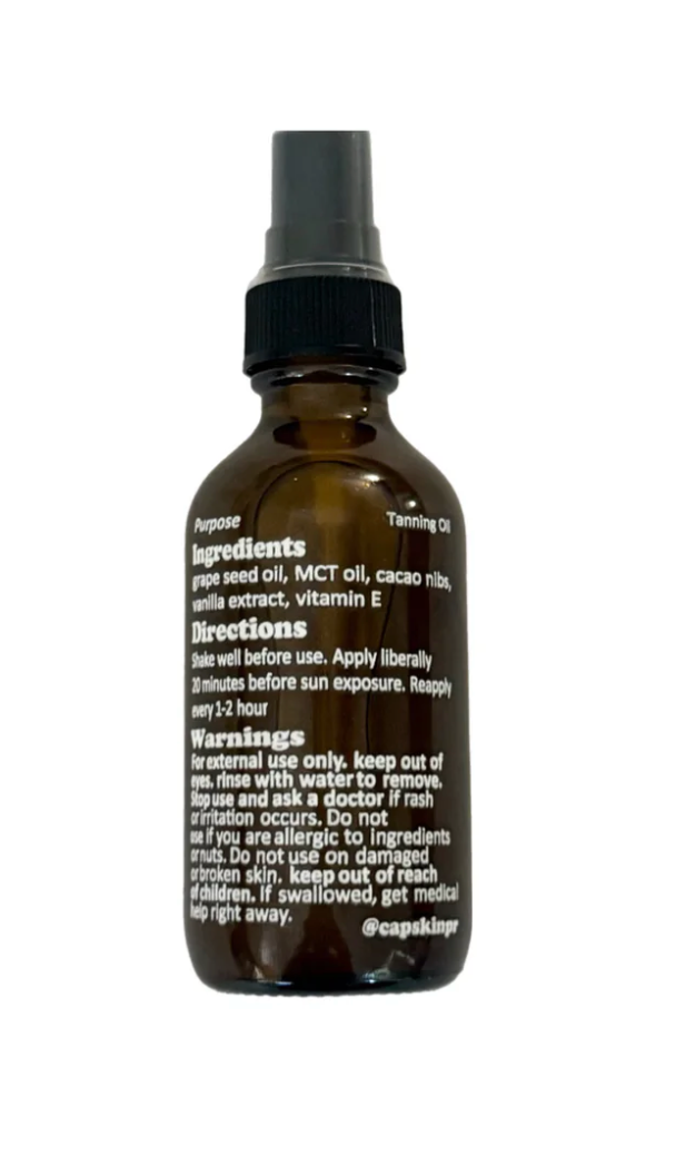 Capskin Cacao Tanning Oil (travel) – menjunjespr