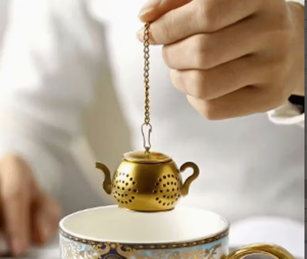 Stainless Steel Chain Tea Pot Strainer