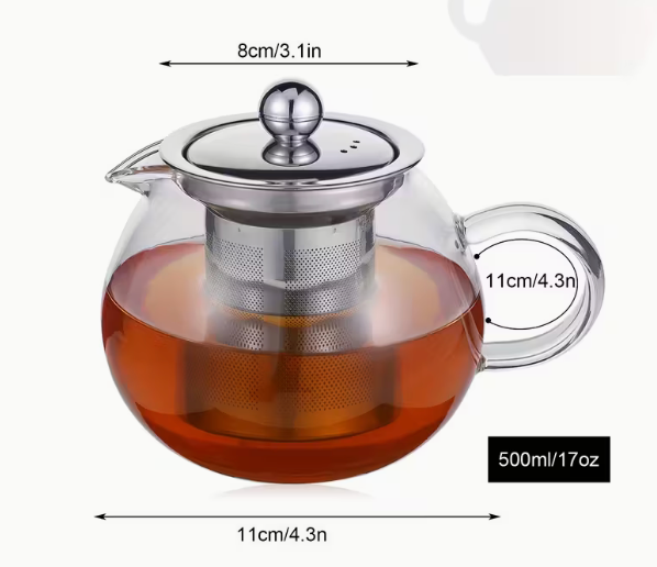 Glass Teapot + Infuser