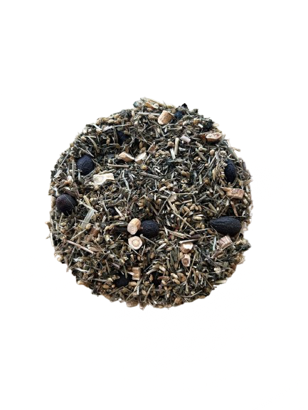 Bienestar Masculino Blend de Menjunjes con saw palmetto, nettle, yarrow, astragalus y horsetail para el bienestar masculino