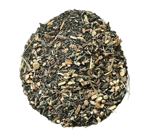 Cuida tu Hígado Blend de Menjunjes con dandelion root, burdock, nettles, astragalus, cinnamon y licorice