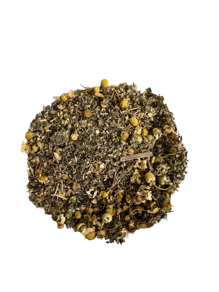 Piel en Calma Blend de Menjunjes con chickweed, plantain, marshmallow root, chamomile y elderflower para el bienestar de la piel