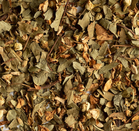 Hawthorn leaves (Crataegus spp)